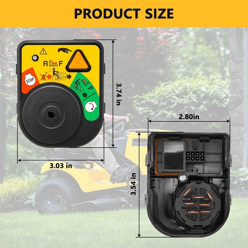 RAMATA 925-06119C 725-13425 Ignition Starter Switch with Key Fit for Cub Cadet Parts XT1-LT42 XT1-LT46 XT2-LX42 JD Troy Bilt TB30R TB42 TB46 MTD Craftsman Riding Lawn Mower Replace 725-04227 725-06119 - Image 5
